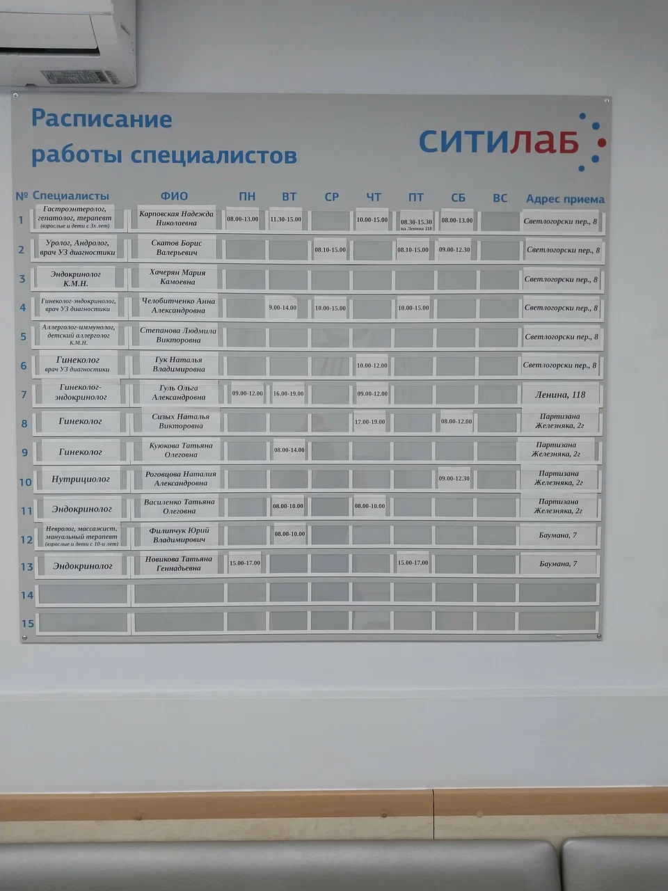 Информация для пациентов
